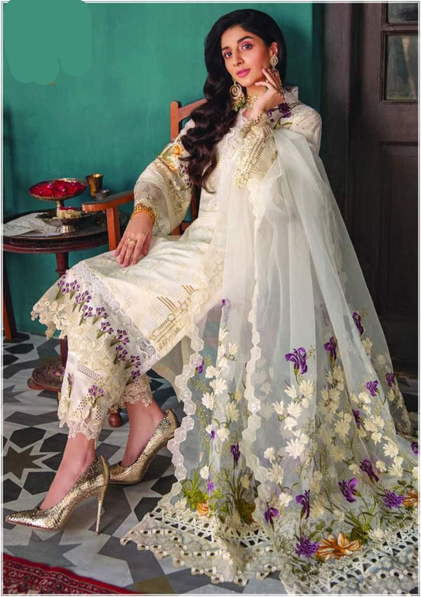 ELAF Luxury Lawn Collection - Article #EL-D06 Crystal-22