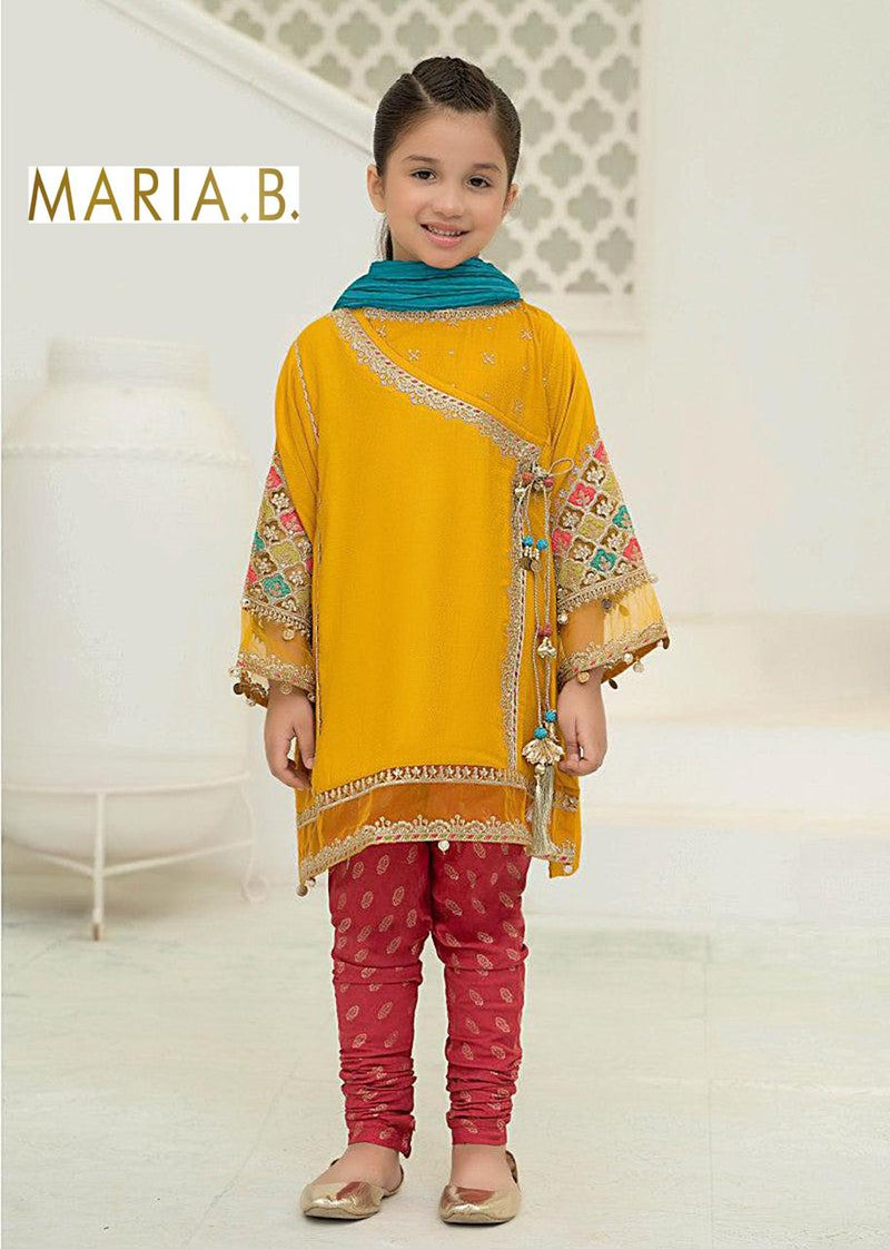 Maria B Kids 2-Piece Embroidered Lawn Suit – Summer Collection