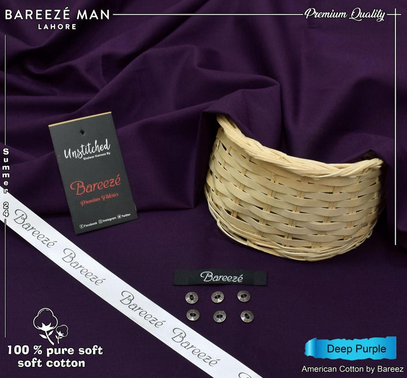 BAREEZE Men’s – Premium Pure Soft American Cotton Collection