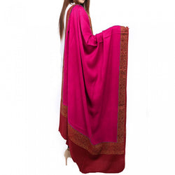 Jacquard Patchwork Pashmina Shawl | Pure Kashmiri Pashmina